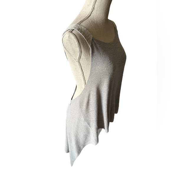 Free People Knit Apron Top With Criss Cross Open Back And Exaggerated Length - Picture 8 of 14